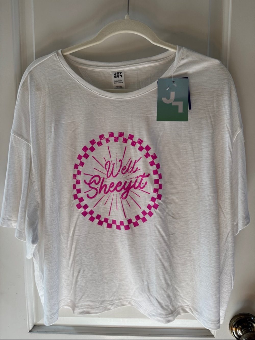 JoyLab White Crewneck Tee